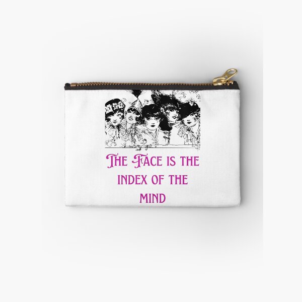 Item preview, The Face is the Index of the Mind - Lifes Inspirational Quotes designed and sold by MikeMargolisArt.