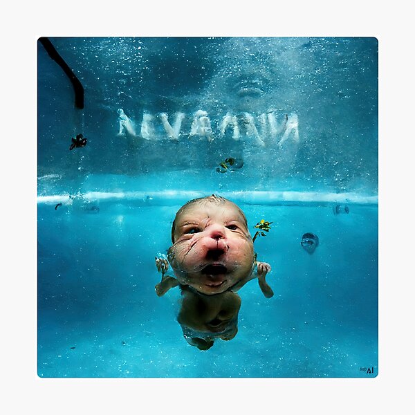 Nirvana Nevermind Parody Photographic Prints for Sale | Redbubble