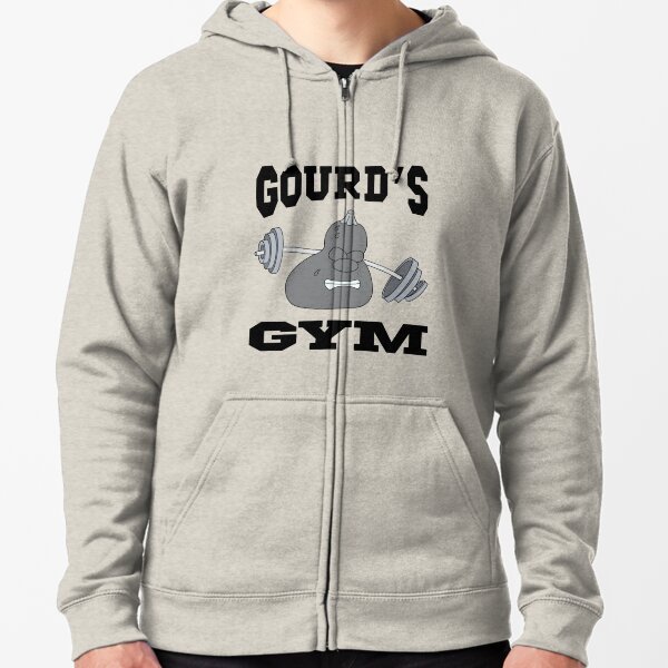 Gorilla, Gym, Workout, Fitness, muscle. pumped Men's Zip Hoodie