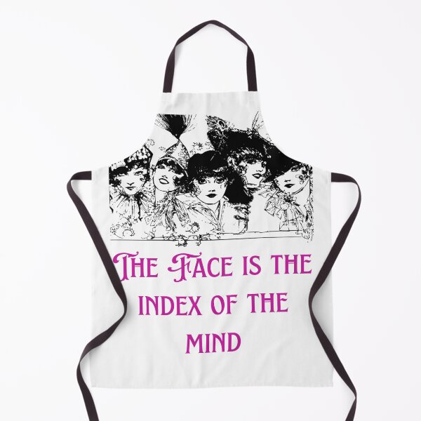 Item preview, The Face is the Index of the Mind - Lifes Inspirational Quotes designed and sold by MikeMargolisArt.