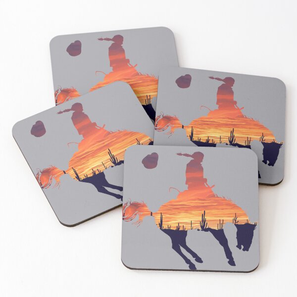 Item preview, Bronco Rider 2: Desert Sunset designed and sold by Zia Frazier.