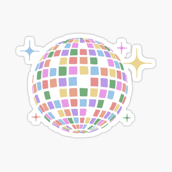 mirrorball Sticker