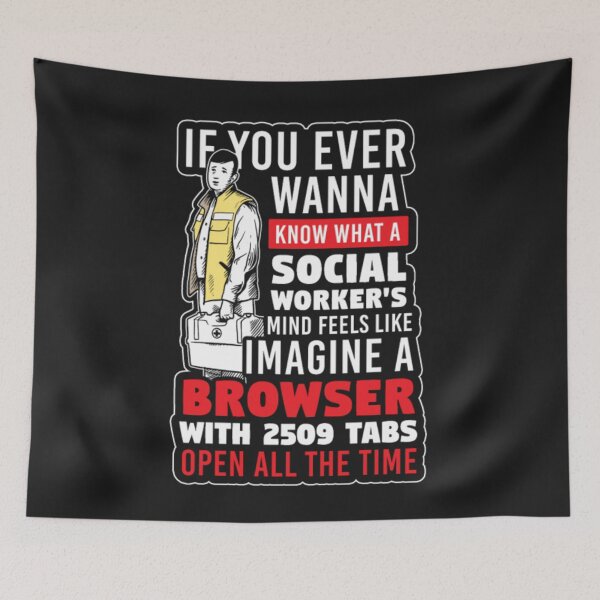 Item preview, Social Worker Mind Feel Imagine Browser designed and sold by ClamenTaon.