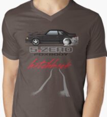 Black Hatchback Men's V-Neck T-Shirt