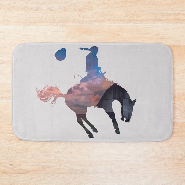 Item preview, Bronco Rider 2: Farm Sunset designed and sold by Zia Frazier.
