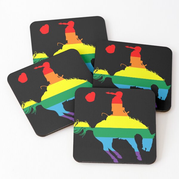 Item preview, Bronco Rider 2: Pride Flag designed and sold by Zia Frazier.