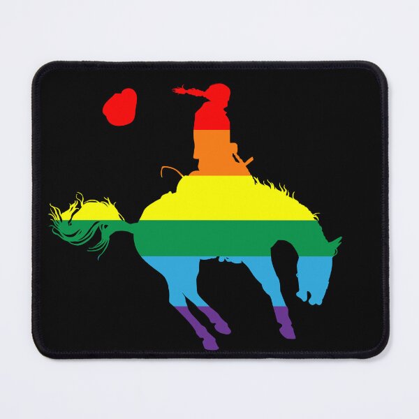 Item preview, Bronco Rider 2: Pride Flag designed and sold by Zia Frazier.