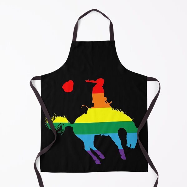 Item preview, Bronco Rider 2: Pride Flag designed and sold by Zia Frazier.