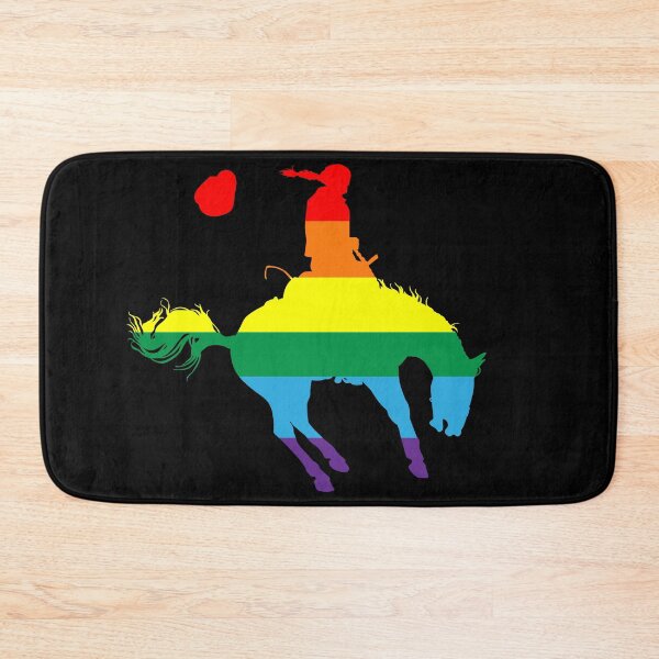 Item preview, Bronco Rider 2: Pride Flag designed and sold by Zia Frazier.