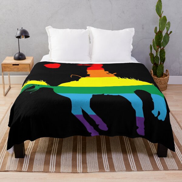 Item preview, Bronco Rider 2: Pride Flag designed and sold by Zia Frazier.