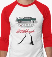 Green Hatchback Men's Baseball ¾ T-Shirt