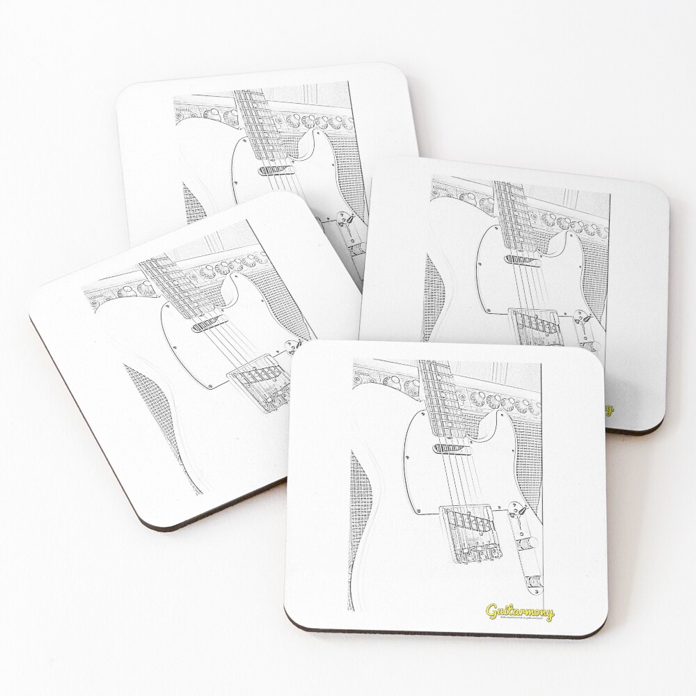 Item preview, Coasters (Set of 4) designed and sold by Guitarmony.