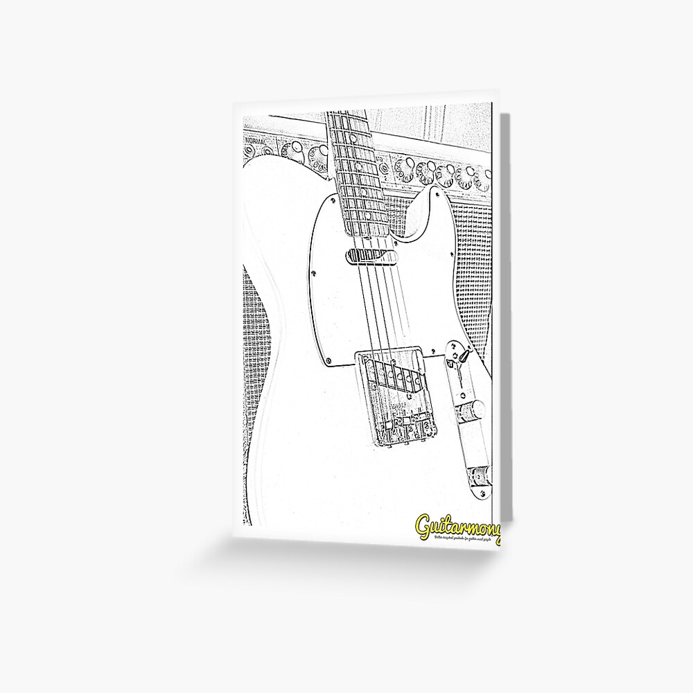 Item preview, Greeting Card designed and sold by Guitarmony.