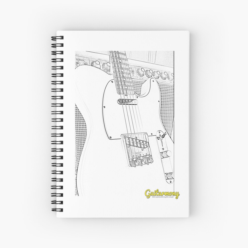 Item preview, Spiral Notebook designed and sold by Guitarmony.