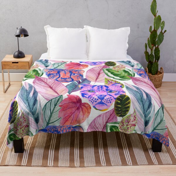 Item preview, ' Leopards in banana leaves ' designed and sold by MARYMAXMAC.