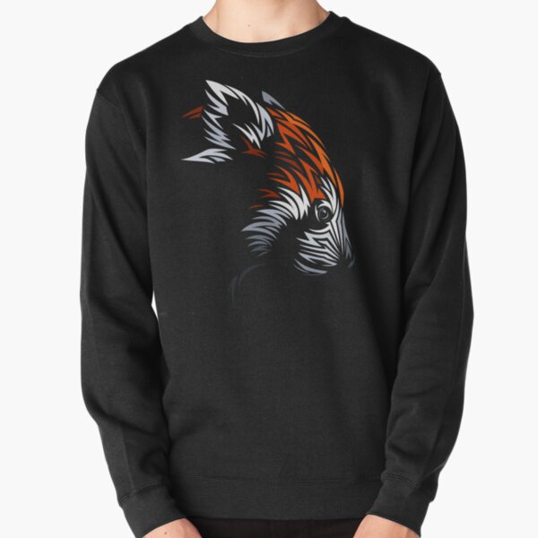 Tribal Red Panda Pullover Sweatshirt
