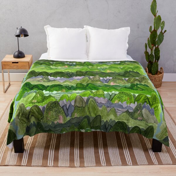 Item preview, Green Mountains Pattern designed and sold by MitaDreamDesign.