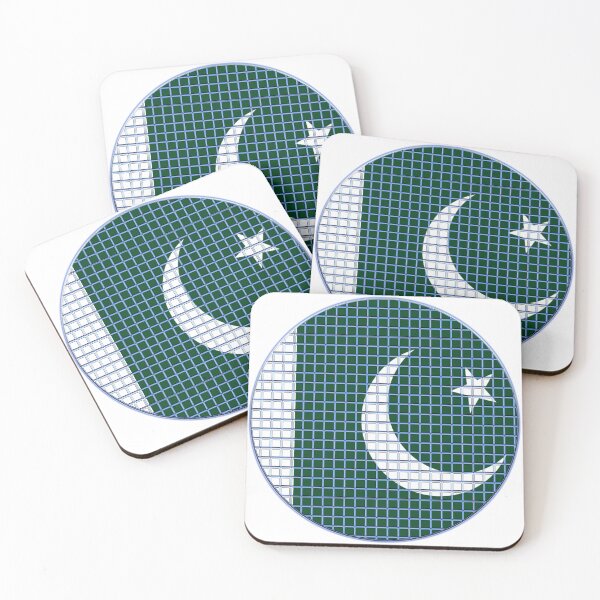 Item preview, Pakistan Flag Rounded - Squares Pixel  designed and sold by MoonElite.