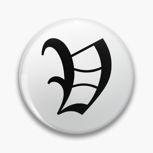 Item preview, Old English "V" Black designed and sold by zachariah666.