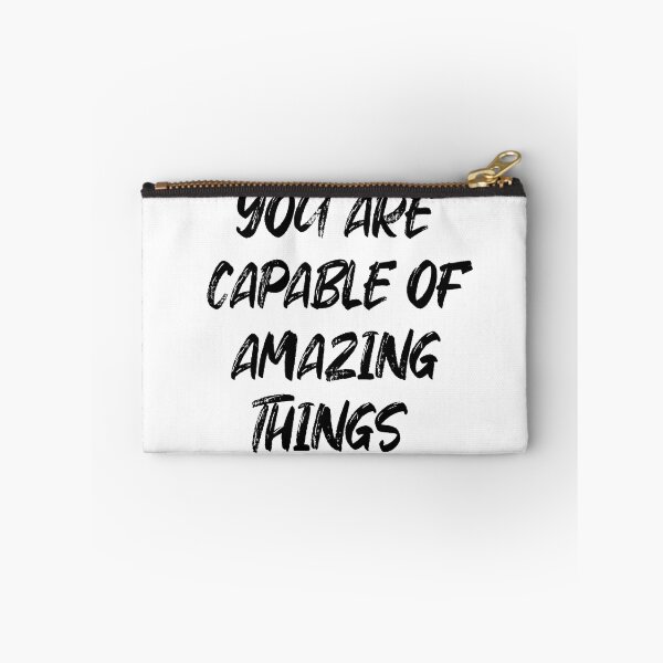 Item preview, Copy of Funny You are capable of amazing things quote gifts designed and sold by cizito.