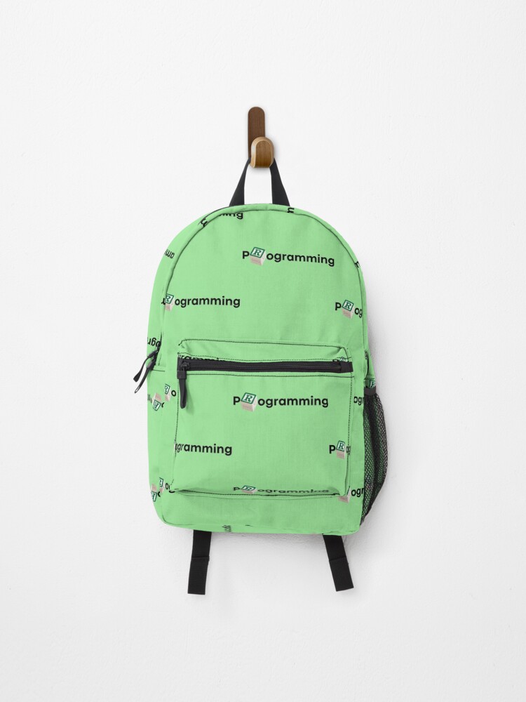 Thumbnail 1 of 3, Backpack, Programming with a keyboard R key designed and sold by KoopTroop.