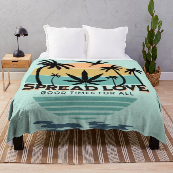 Item preview, Spread Love, good times for all - Beach resort sunset design designed and sold by CabbageNClouds.