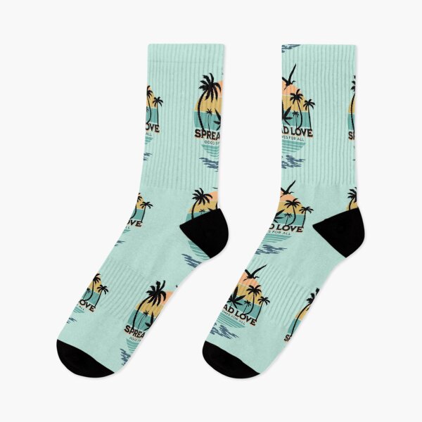 Item preview, Spread Love, good times for all - Beach resort sunset design designed and sold by CabbageNClouds.
