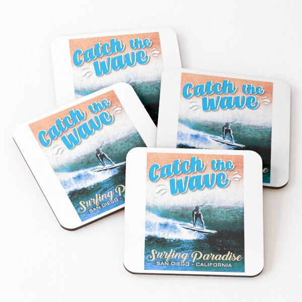 Item preview, Catch the Wave - Surfing Paradise - Californian beach designed and sold by MagaliC.