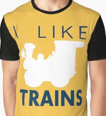 Rail King, I like trains Graphic T-Shirt