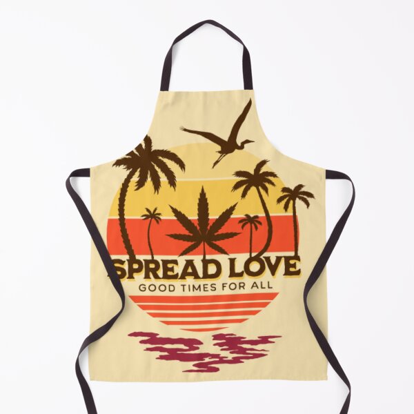 Item preview, Spread Love, good times for all - Beach resort sunset design - Warm colors designed and sold by CabbageNClouds.