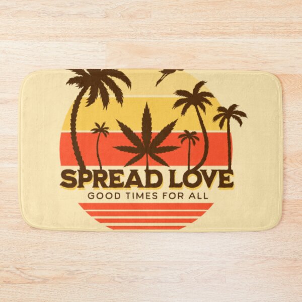 Item preview, Spread Love, good times for all - Beach resort sunset design - Warm colors designed and sold by CabbageNClouds.