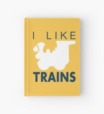 Rail King, I like trains Hardcover Journal
