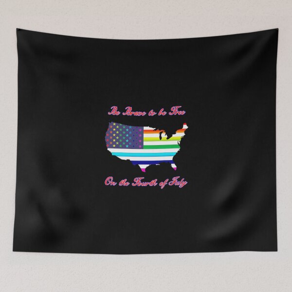 Item preview, Be Brave Be Free LBGT designed and sold by Aurorapod.
