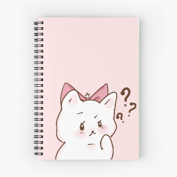 Item preview, Coquette Kawaii Chubby Cute Pastel Pink Cat Confused Gato designed and sold by cosmocheese.