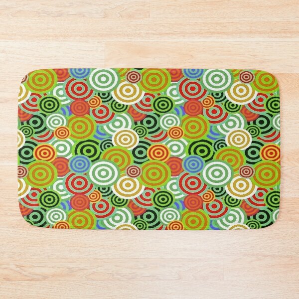 Aperçu de l'œuvre Cercles sur cercles Seamless Vector Pattern Design créée et vendue par UtopiaMa.