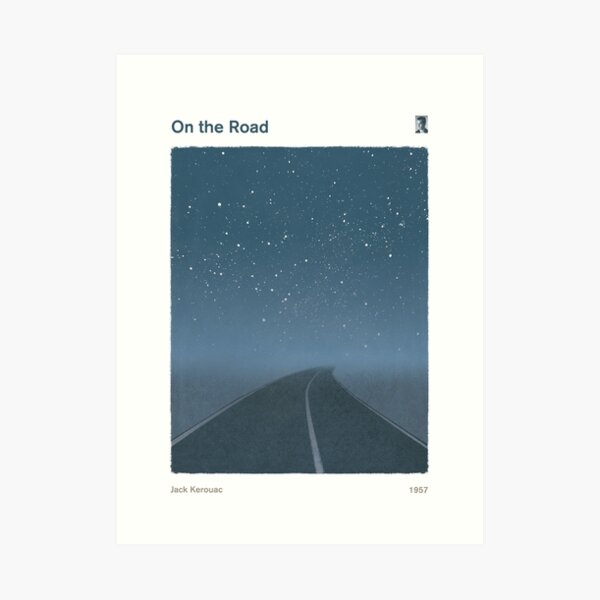 Jack Kerouac - On the Road Art Print