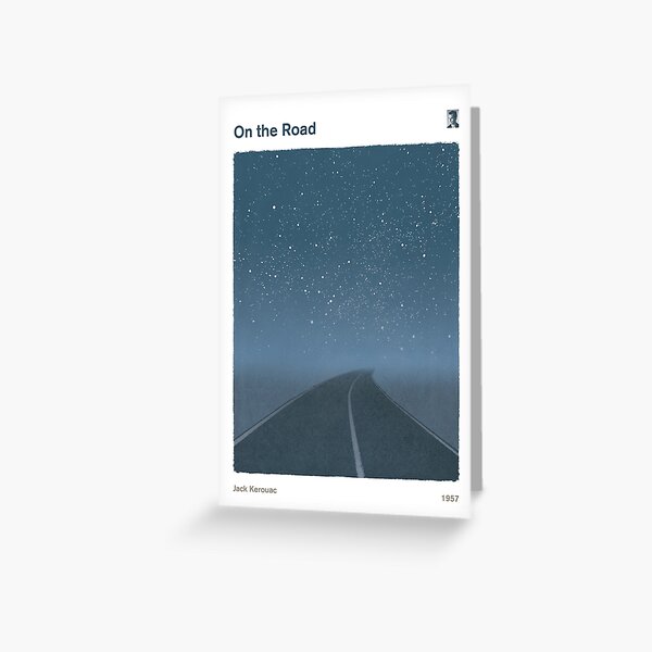 Item preview, On the Road, Jack Kerouac Literary Art for Readers and Writers. designed and sold by RedHillPrints.