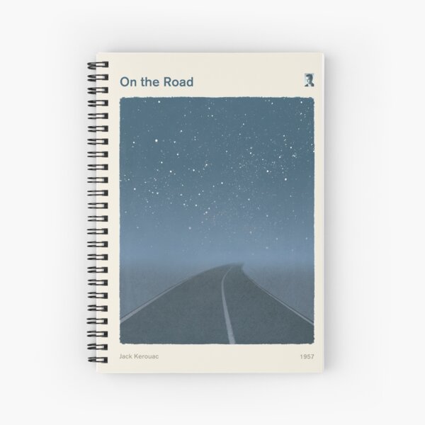 Item preview, On the Road, Jack Kerouac Literary Art for Readers and Writers. designed and sold by RedHillPrints.