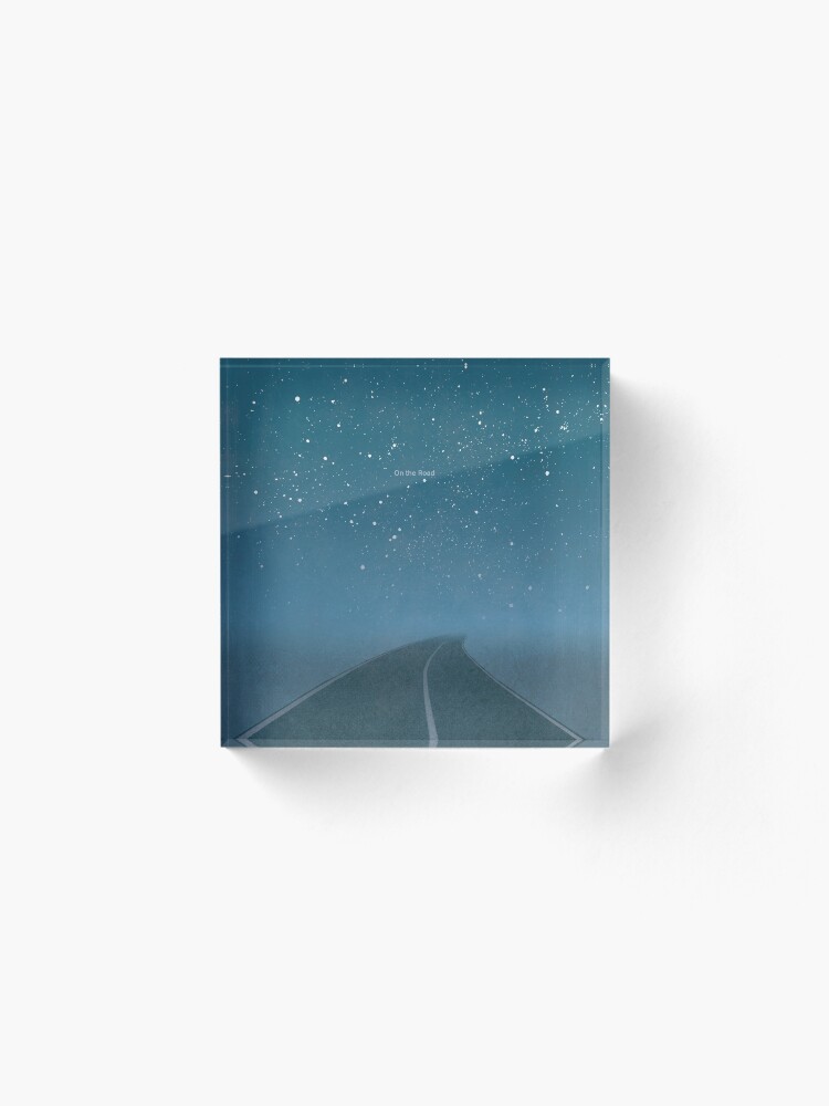 Alternate view of Jack Kerouac - On the Road Acrylic Block
