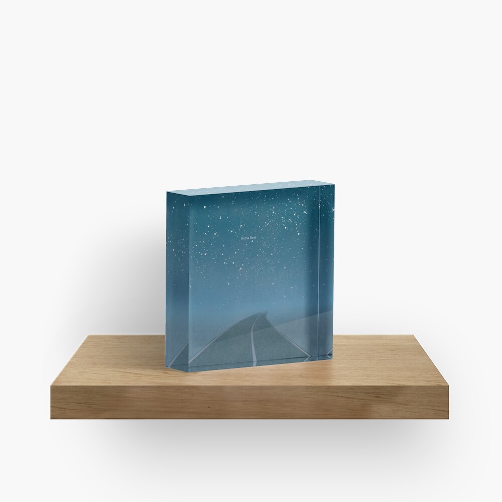 Jack Kerouac - On the Road Acrylic Block