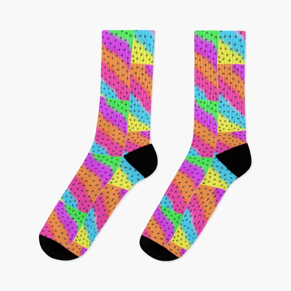 Item preview, Black Hash Mark Polka Dot Pattern on a Rainbow Tie Dye Stripe Background Small Sized Repeating Pattern designed and sold by Nicolette Olivier.