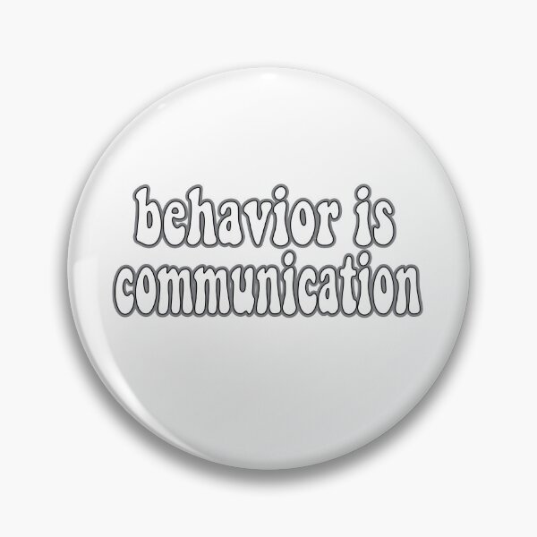 Aperçu de l'œuvre Le comportement est la communication, cadeau d'enseignant SPED, cadeau BCBA, citations de communication créée et vendue par retro10.