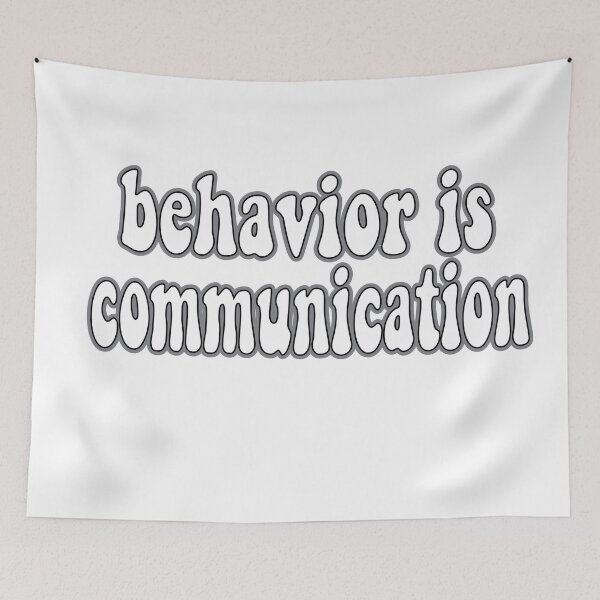 Item preview, Behavior Is Communication, SPED Teacher Gift, BCBA Gift,Communication quotes designed and sold by retro10.