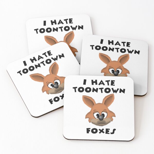 Item preview, I Hate Toontown Foxes designed and sold by TooningAround.