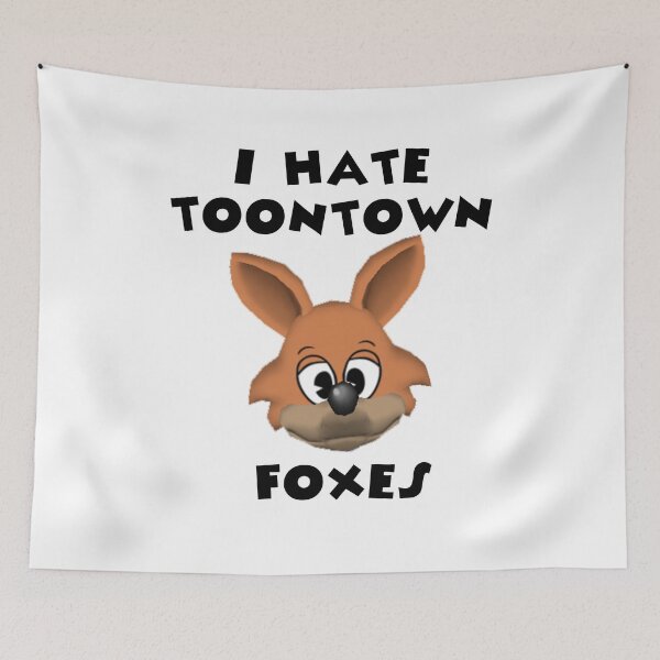 Item preview, I Hate Toontown Foxes designed and sold by TooningAround.