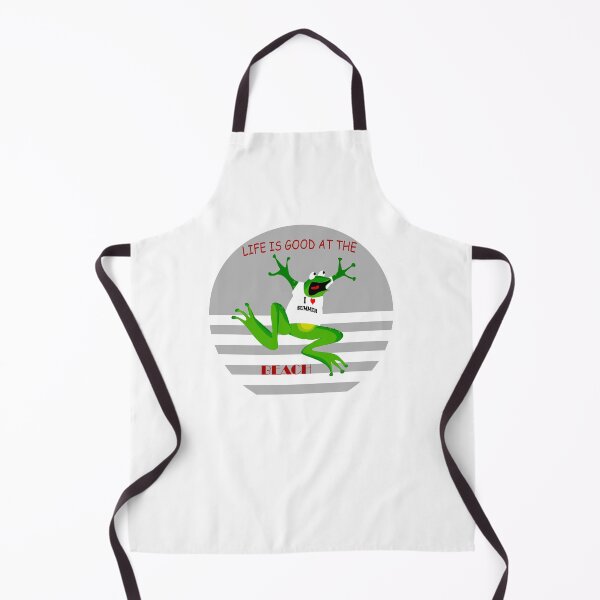 Item preview, Cute frog at the beach.I love summer designed and sold by NFGDesigns.