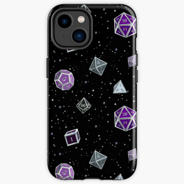D&D Asexual Pride Dice Set iPhone Tough Case