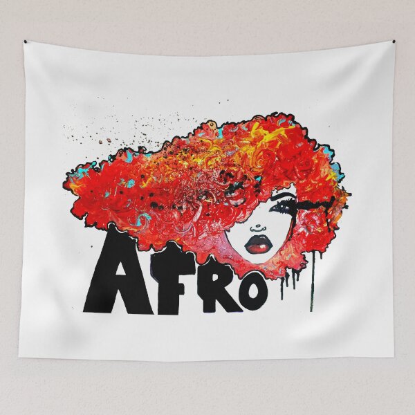 Item preview, Afro Word Art Big Hair Typography Afro Hair  designed and sold by EllenDaisyShop.
