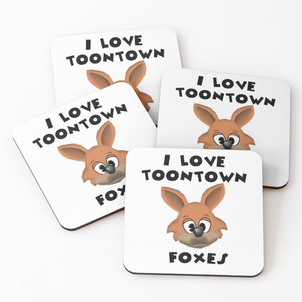 Item preview, I Love Toontown Foxes designed and sold by TooningAround.