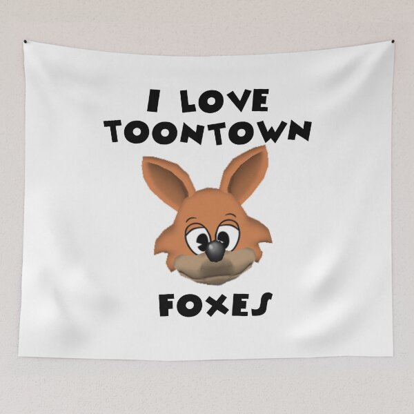 Item preview, I Love Toontown Foxes designed and sold by TooningAround.